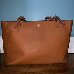 TORY BURCH EMERSON BUCKLED TOTE LRG